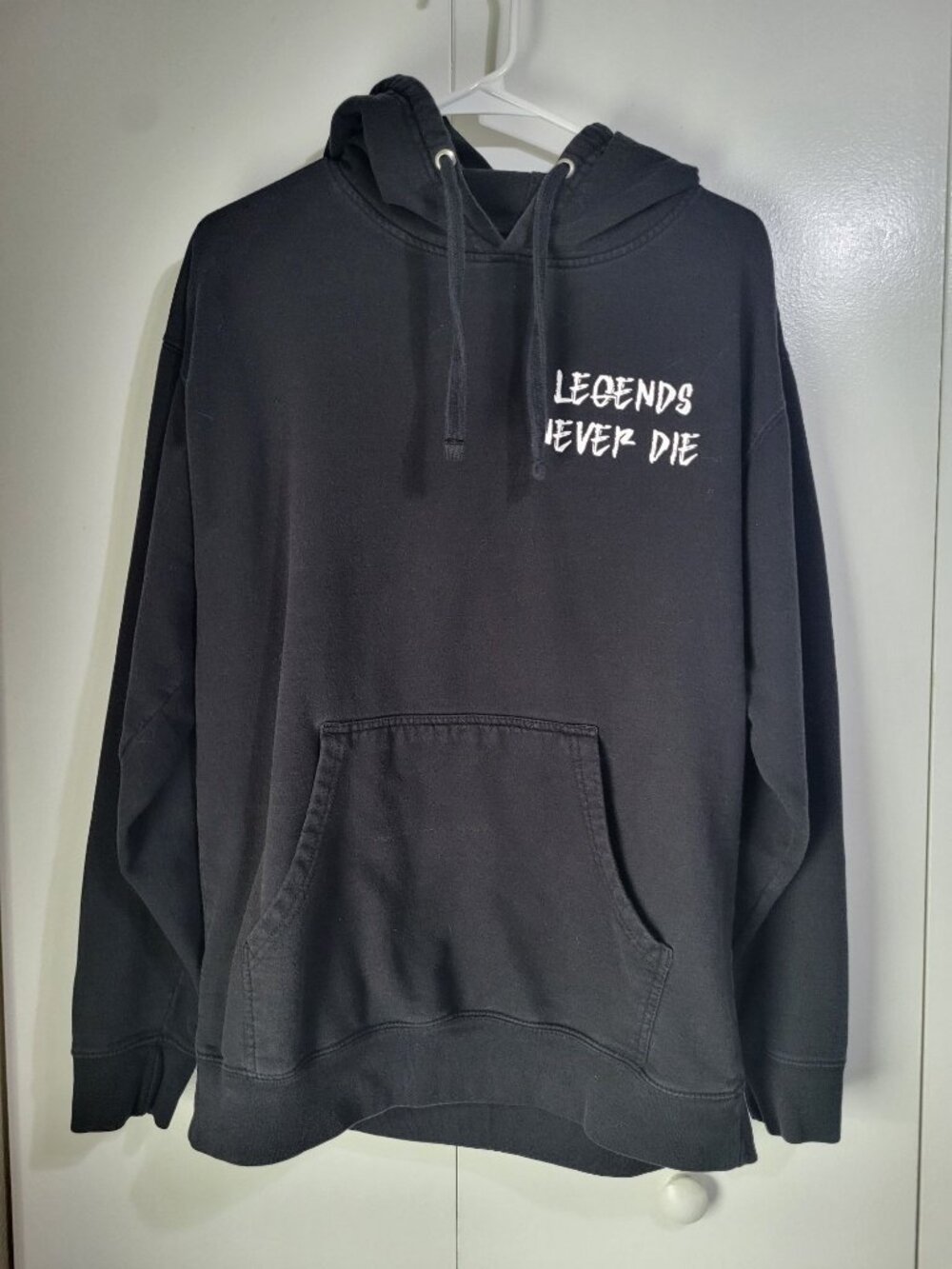 Juice Wrld 999 Independent Trading Mens L Hoodie Legends Never Die Moonlight - Picture 2 of 9